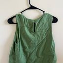 Abercrombie & Fitch Women’s  Green Linen-Blend High-Neck Sleeveless Top Photo 5