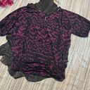 Roommates Moderna Blouse design black violet Plus sizes Women Size 3X Photo 2