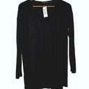 Inc international  Concepts V-Neck Black Pullover Sweater Long Sleeve Med… Photo 0