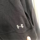 Under Armour black zip up hoodie sweatshirt women’s size medium stripe zipper Photo 4