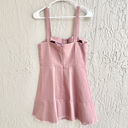 by the way. Sleeveless Raw Hem Carmin Mini Dress Blush Denim Pink Women's Medium Photo 2