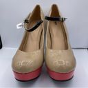 Mossimo Supply Co Mossimo glossy platform high heels women’s Size 10 Photo 2