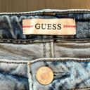 Guess  Women's Light Wash Denim Jean Distressed Shorts Size 30 Photo 3