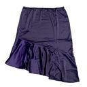 Jason Wu NEW  Matte Satin Tiered Skirt in Purple, Size L New Original Packaging Photo 4
