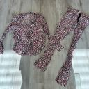 Victoria's Secret Victoria’s Secret heart cheetah print two piece pajama set long sleeve and pants Photo 0