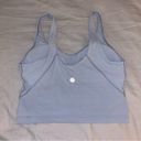 Lululemon Align Tank Top in size 6 and light blue (Chambray) Photo 9