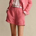 Polo NWT  RALPH LAUREN Coral Pink 100% LINEN BERMUDA Shorts Photo 1