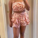 American Eagle Outfitters Floral Top And Skort Set Photo 0