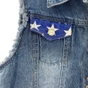 Vintage Y2K American Flag Denim Vest Western Country Cowgirl Size undefined Photo 7