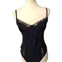 Iris  lingerie black lace teddy with underwire bra cups Photo 0