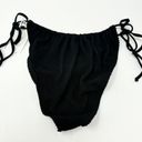 Good American  Women Black Always Fit Tiny Ties Bikini Bottom Swim Size 4X/5X Photo 3