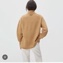 Everlane  The Cozy Stretch Pullover Wool Yak blend Camel Sweater size Small Photo 1