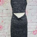 Wilfred Free  Women's Sleeveless Open Low Back Dress Marbled Gray Size L Photo 7