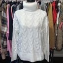 a.n.a NWT . White Cable‎ turtle Sweater Long Sleeve Turtleneck Pullover Large Photo 4