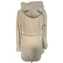 Gilly Hicks Hollister |  White Sleep Sherpa Robe with Ears on Hood Size XS/S Photo 5