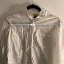 Prince And Fox  White With Gold Dots Long Sleeve Button Up Shirt Size S Photo 5