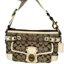 Coach Vintage  Legacy Satchel Brown Canvas & White Leather Bag VGUC #11140 Photo 0