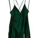 Victoria's Secret Vintage  Gold Label Green Silk Slip Mini Dress Size Medium Photo 0