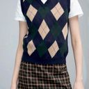 Brandy Melville Riley Argyle Sweater Vest Photo 10