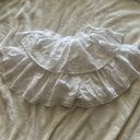 American Eagle White Mini Skirt Skort Coquette Pretty Lacy Cute Flower Photo 1