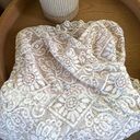 Lush Clothing White and Blush Strapless Lace Mini dress Photo 3