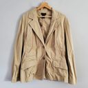 Rafaella  Woman Khaki Lightweight Stretch Blazer Jacket 16W Photo 0