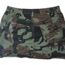 Forever 21 Distressed Camo Mini Skirt Size 28 Photo 1