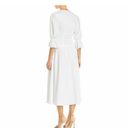 Rebecca Taylor La Vie Leaf Milk Embroidered Tea Dress A-line Short Sleeve Brunch Photo 1