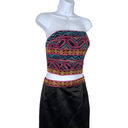 Madison James  Colorful Embroidered 2 Piece Gown Size 12 Photo 1