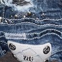 Miss Me Distressed Signature
Lace Blue Denim Shorts Women's Size 27 Photo 5