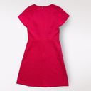 Draper James  Jacquard Raglan Fit & Flare Mini Dress Size 0 Lipstick Red Photo 6