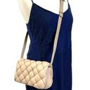 JW Pei  Maze Crossbody Bag Taupe Tan Faux Leather Quilted Minimalist Quiet Luxury Photo 0