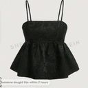 SheIn black peplum top Photo 0