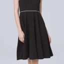 White House | Black Market  Sleeveless Dress Lack & White Size 2 Photo 0