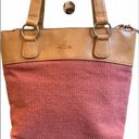 Stone Mountain  Coral Fabric/Leather Shoulder Bag Photo 3