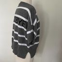 Banana Republic  Short Sleeve Gray White Stripes Cropped Sweater GoodBye Sz S Photo 5