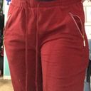 Burgundy Sweatpants Red Photo 1