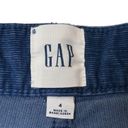 Gap  Womens 4 Frayed Hem Corduroy Short in Ocean Blue NEW Photo 7