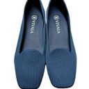 Vintage Blue Vivaia Margot 1.0 Square-Toe Slip On Flats Loafers  EU 38 US 7 7.5 Photo 3