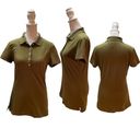 Tommy Hilfiger Olive Green Women’s Short Sleeve Polo Shirt Size Medium *flaw* Photo 1