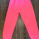 Aviator Nation  Fleece Sweatpants Neon Pink Photo 4