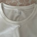 American Eagle Aerie White Long Sleeve Crop Top Photo 2