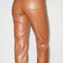 Dynamite Giselle Faux Leather Straight Leg Pants Photo 3