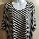 Bobeau  geometric printed tunic top size 3 XL Photo 1