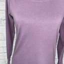 Xersion Longsleeve scoopneck athletic top purple sz small women Photo 2