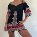 Angie Crochet Printed Mini Dress Photo 0