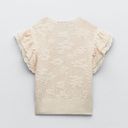 ZARA Pointelle Knit Top Photo 1