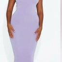 Naked Wardrobe Size 3X The NW Tube Dress Iris Purple Strapless Crepe Bodycon NEW Photo 1