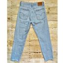 Levi's Levi’s Premium Wedgie Distressed Destroyed Light Wash Denim Jeans Photo 1