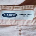 Old Navy  Pink Pastel Daisy Embroidered Everyday Flat Front Shorts Size 10 Photo 5